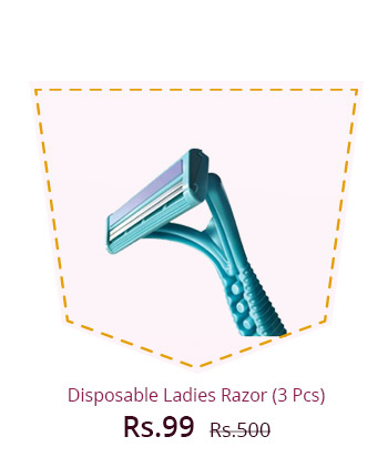  Disposable Ladies Razor - Set of 3 pcs 