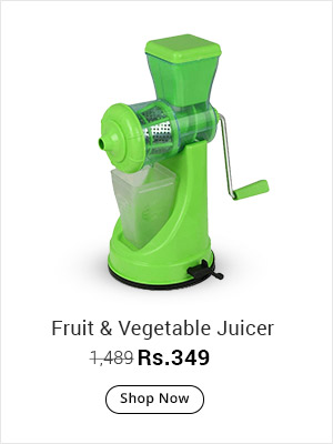  Fruit and Vegetable Juicer with Steel Handle 