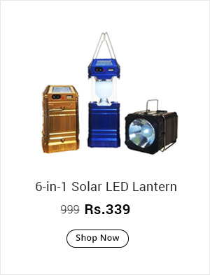  6 in 1 Solar LED Emergency Camping Lantern With Colour Changing leds party light 