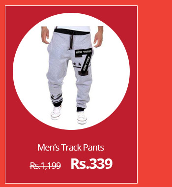  Trendyz Mens Track Pants With Zipper Pockets 