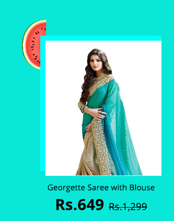 Georgette Saree with Blouse