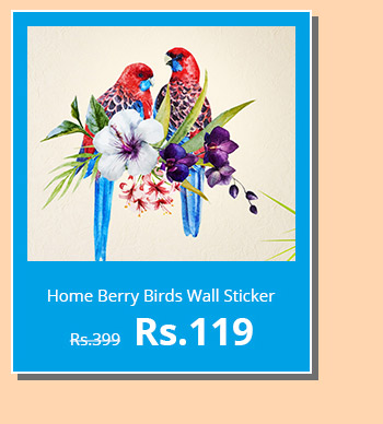Home Berry Birds Wall Sticker Home Berry Birds Wall Sticker