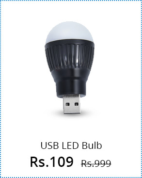  Sketchfab Mini USB Bulb Super Bright USB Powered Mini LED Night Light For all USB Ports ( Colors May Vary ) 