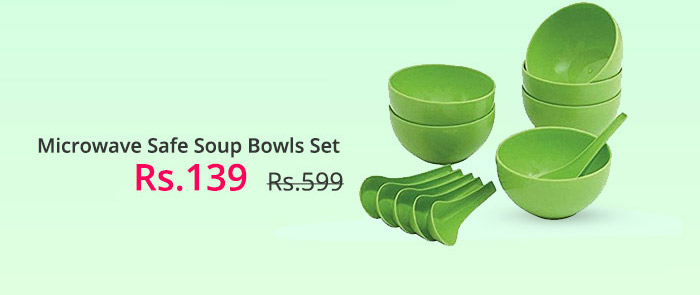 Microwave Safe Soup Bowls Set