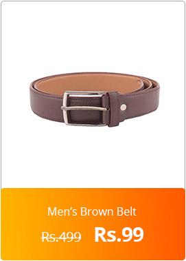  Fantasy Brown Formal Belt For Men (B) 