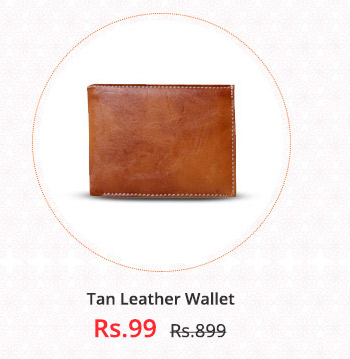  Stylish Tan Color Faux Leather Wallet 