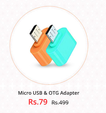  Micro USB OTG adapter (Pack of 2) - Assorted Colors 