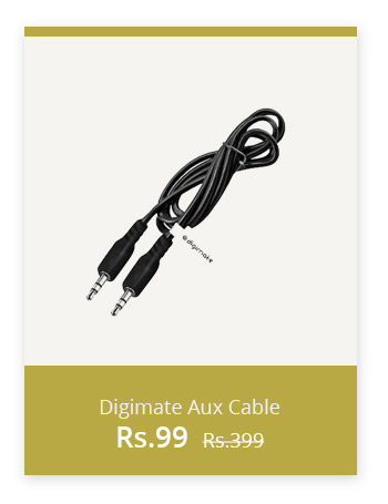  Digimate Long Aux Cable - Black 