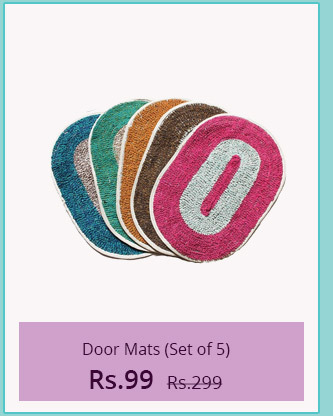   Door Mats (Set of 5) @ Rs.99  