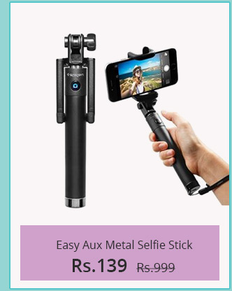  Easy Aux Metal Selfie Stick 