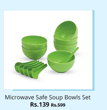 Microwave Safe Soup Bowls Set