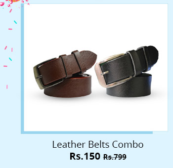 Leather Belts Combo