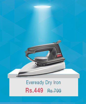 Eveready DI200 Dry Iron Black 1000W 