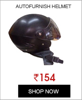 Autofurnish Open Face Helmet O2 (Matt Black)