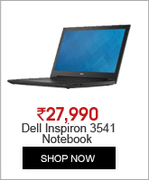 Dell Inspiron 3541 Notebook (APU Dual Core E1/ 4GB/ 500GB/ Win8.1) (Black)