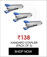 Kangaro Stapler (Hsr)10 (Pack Of 3)