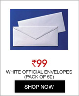 White Official Envelopes Pack Of 50 Envelopes BIS Hallmarked