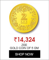 Gold Coin of 5 Grams in 24 Karat 999 Purity by Zee Gold