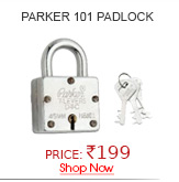 Parker 101 Padlock 45MM - Pack of 5 Locks