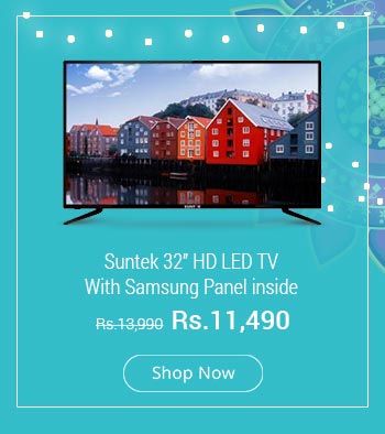  Suntek Series 6 32 inches (81cm) Standard HD Plus TV (With Samsung Panel Inside) 