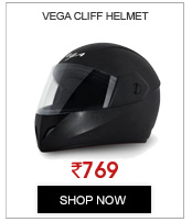 Vega Cliff Black Helmet