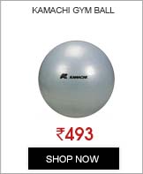 Kamachi Gym Ball With Foot Pump Size 55 cms