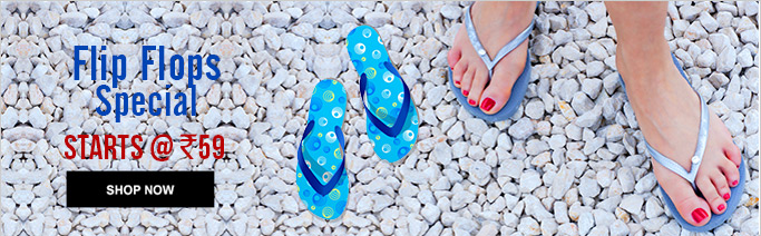 Flip Flops Starting @ 59/-