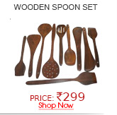 Onlineshoppee Wooden Spoon Set (Option 5)