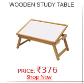 Multipurpose Foldable Wooden Study Table Bed Table