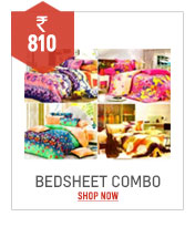 Sai Arpan Attractive Set Of 4 Double Bedsheet Combo