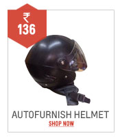 Autofurnish Open Face Helmet O2 (Matt Black)