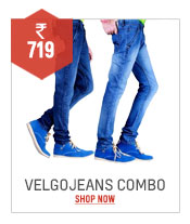 Velgo Pack Of 2 In Fashion Blue Jeans