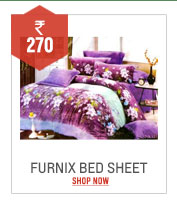 Furnix Designer Double Bed Sheet + 2 Pillow Covers D.No. 123