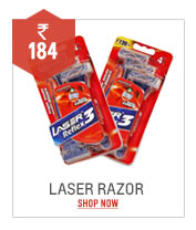 A Combo of Laser Reflex-3 Triple Blade Razor (Set of 4+4 Razor)