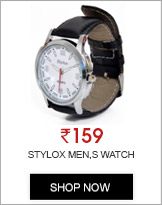 Stylox Men,s Watch (White Dial)