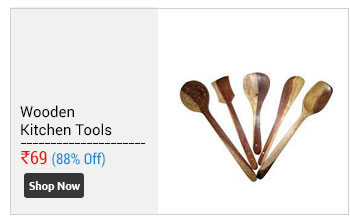 HIGH QUALITY WOODEN KITCHEN TOOLS SET OF 5 PIECES  