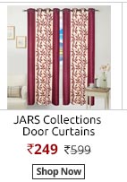 JARS Collections Set of 2 Elegant Door Curtains  