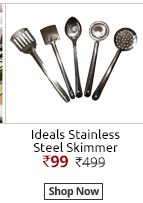 Ideals Stainless Steel Skimmer ( Set of 5pcs )  