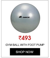 Kamachi Gym Ball With Foot Pump Size 55 cms