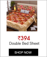 Smooth & Silk Exclusive Double Bed Sheet With 2 Pillow Covers
