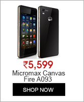 Micromax Canvas Fire A093 (Black & Gold)