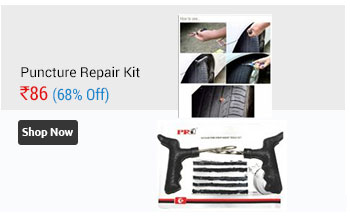 Car Bike Tubeless Tyre Puncture Repair Kit with 5 Rubber Strips  
