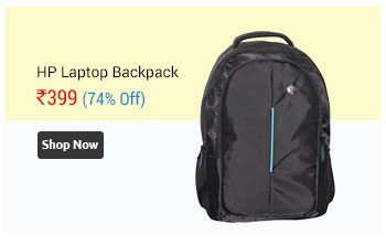 HP Black Blue Amazing Laptop Backpack  