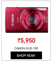 Canon IXUS 155 Advance Point and shoot (Red)