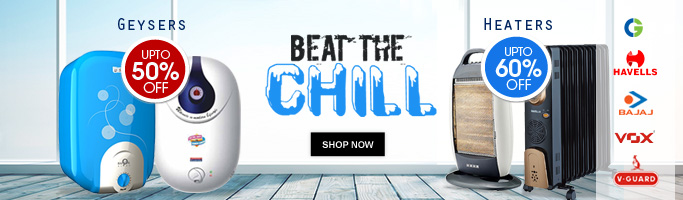 Beat the chill – Upto 50% Off & 60% Off