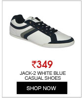 Casual Shoes Men JACK-2 White Blue