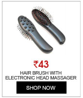 Magnetic Hair Brush With Electronic Head Massager