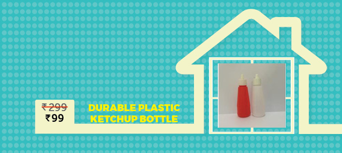 Durable Plastic Ketchup Bottle