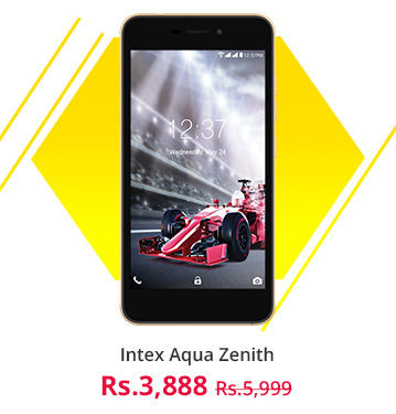  Intex Aqua Zenith (5 inch, 4G VoLTE, 1 GB, 8 GB) 