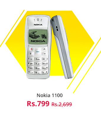  Nokia 1100 /Good Condition/Certified Pre Owned(6 Month WarrantyBazaar Warranty) 